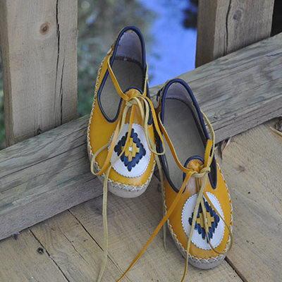 Babet Çarık Bağcıklı Sarı