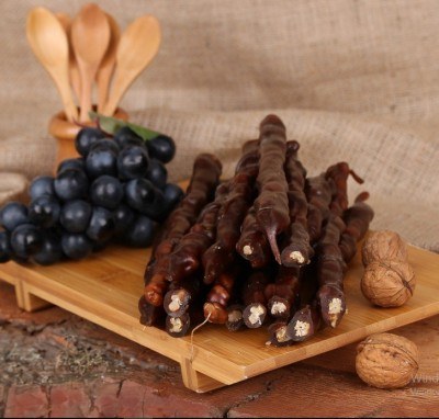 Black Molasses Sausage with Walnut (1 kg) - 2