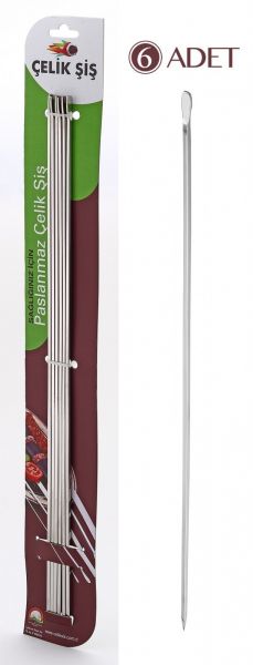 ÇELİK ŞİŞ 6'LI PAKET (KUŞBAŞI) - 1