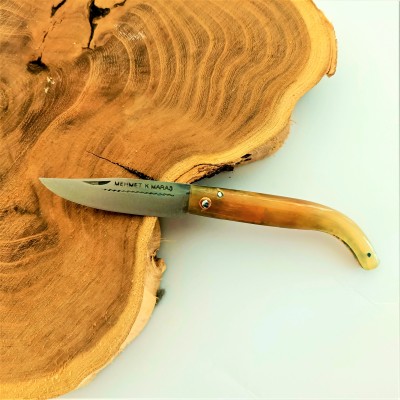 Handmade Bone Handle Maras Pocket Knife No 3
