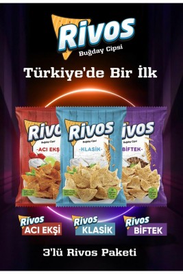 Rivos Wheat Chips Triple Legendary Flavor