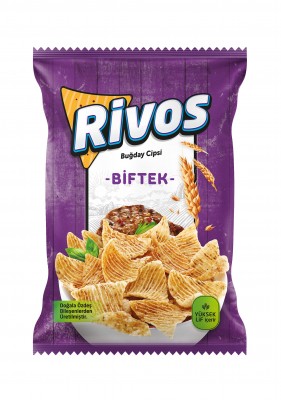 Rivos Wheat Chips (Steak)- 3-Pack