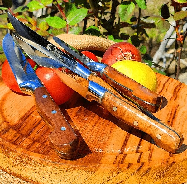 Vegetable Knife Set - Silver Bracelet 4 Pieces - 1